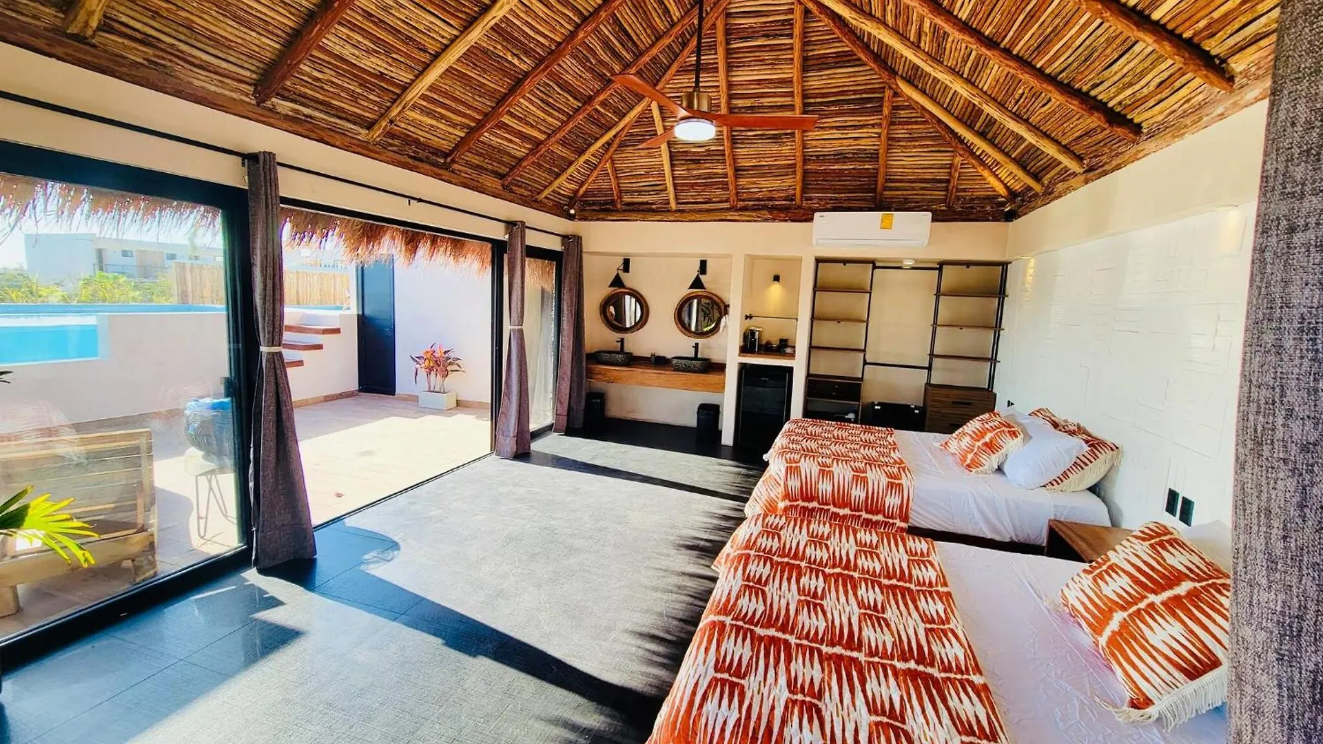 Villa 4 Bedroom Deluxe Penthouse With Private Roof Garden With Pool In Aldea Zama Tikal 17 Tulum