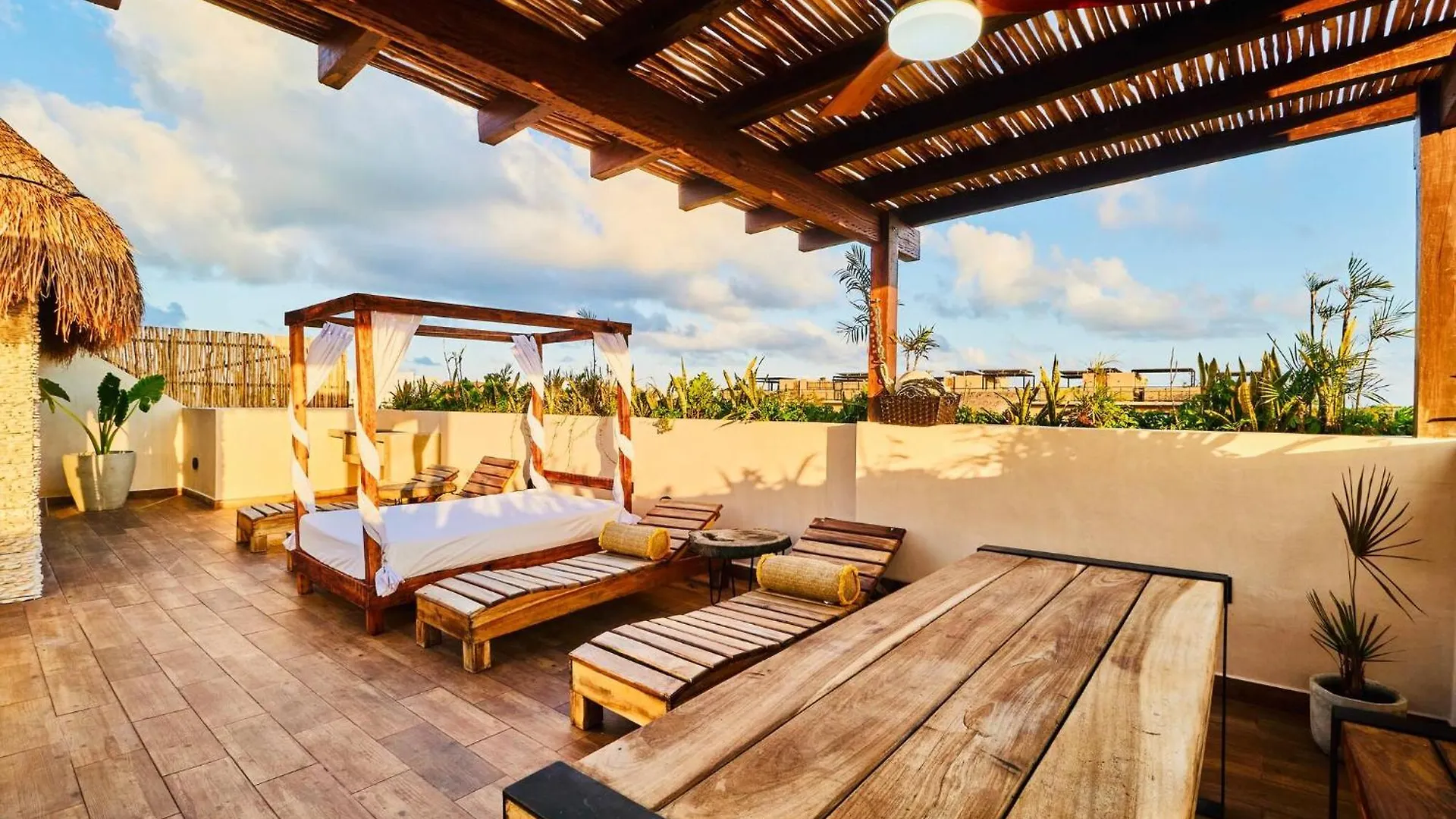 4 Bedroom Deluxe Penthouse With Private Roof Garden With Pool In Aldea Zama Tikal 17 Tulum
