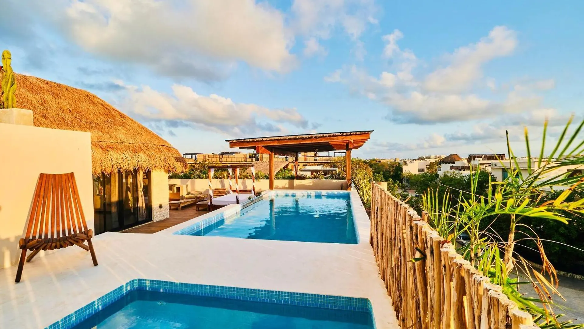 4 Bedroom Deluxe Penthouse With Private Roof Garden With Pool In Aldea Zama Tikal 17 Tulum
