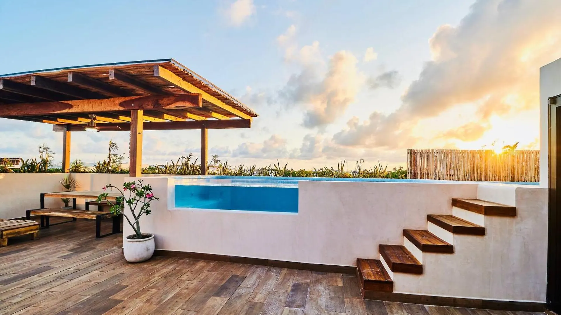 4 Bedroom Deluxe Penthouse With Private Roof Garden With Pool In Aldea Zama Tikal 17 Tulum Mexico