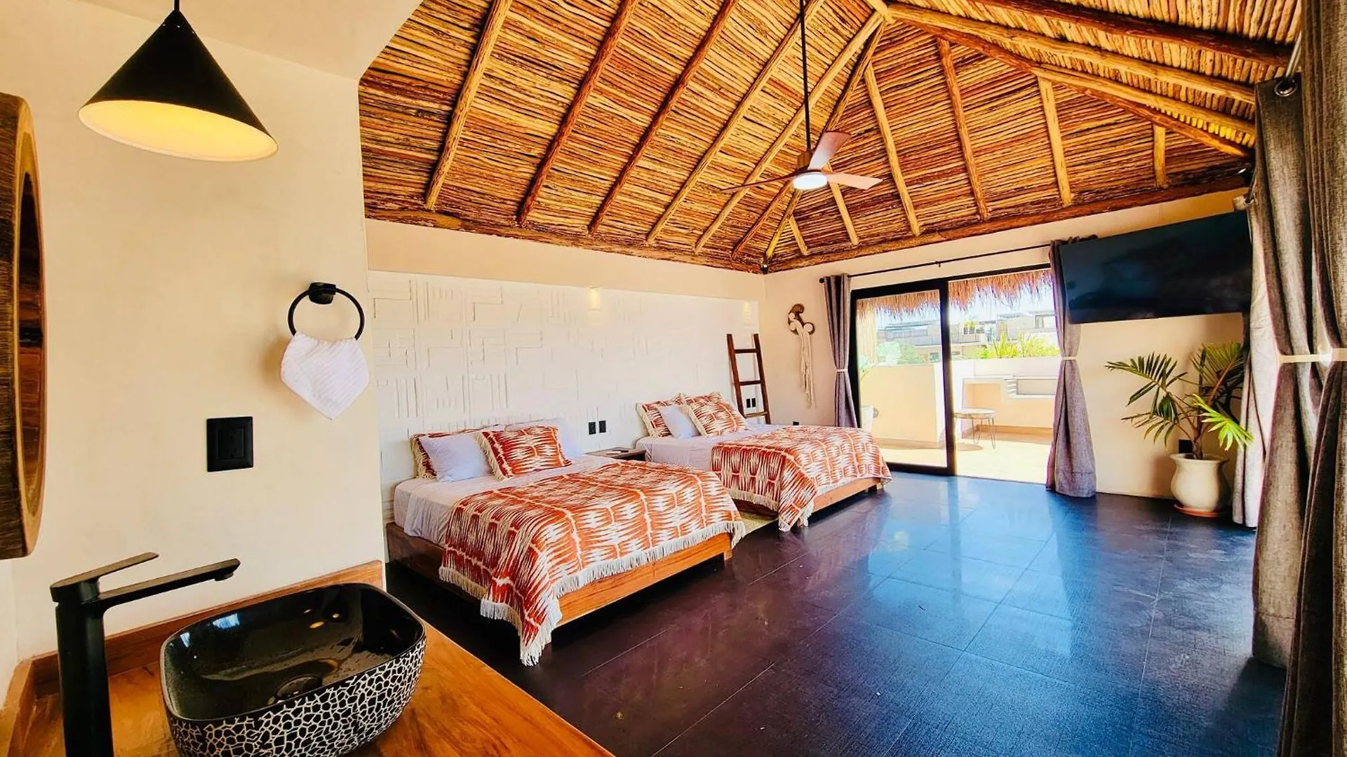 4 Bedroom Deluxe Penthouse With Private Roof Garden With Pool In Aldea Zama Tikal 17 Tulum