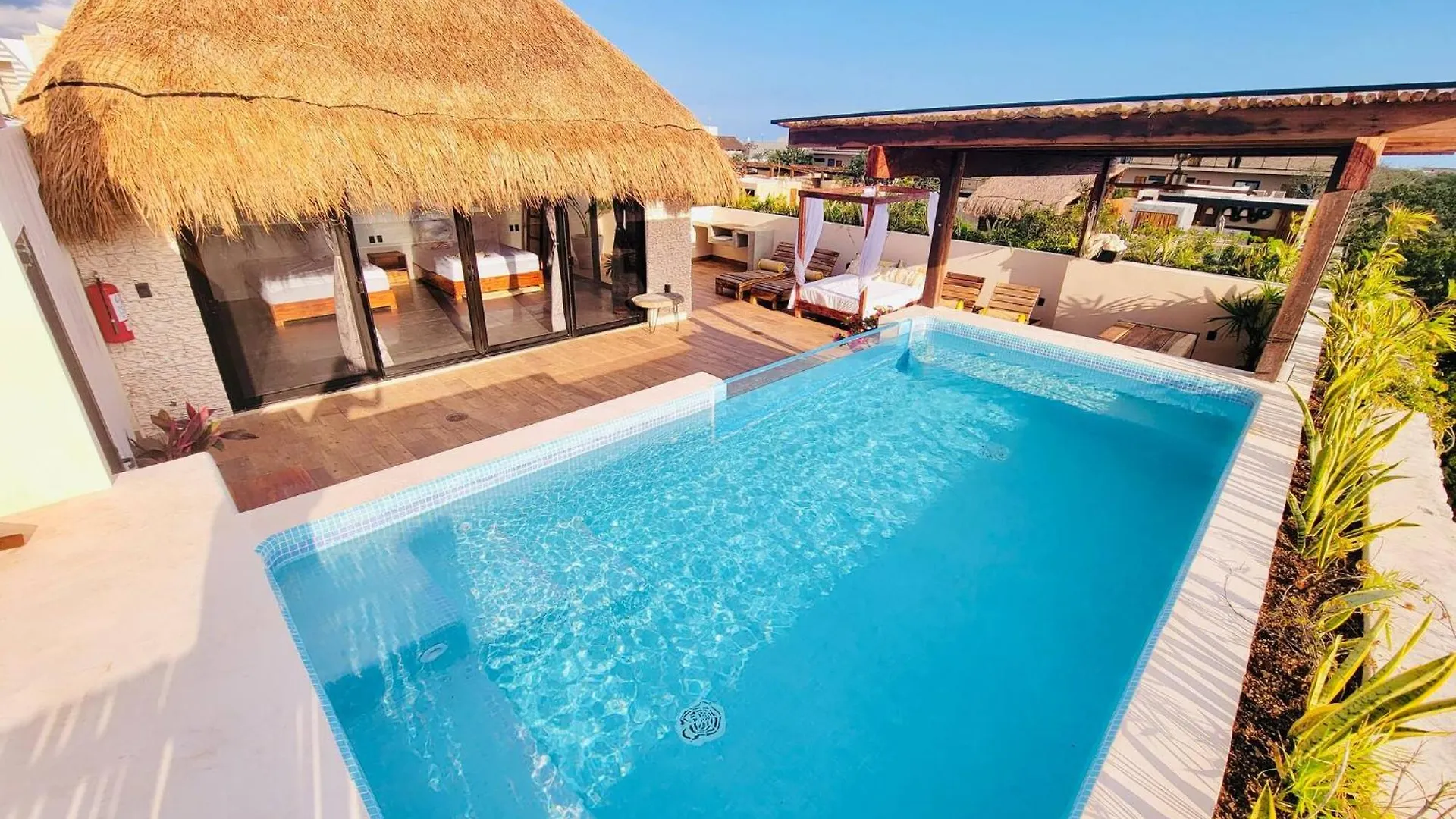 4 Bedroom Deluxe Penthouse With Private Roof Garden With Pool In Aldea Zama Tikal 17 Tulum